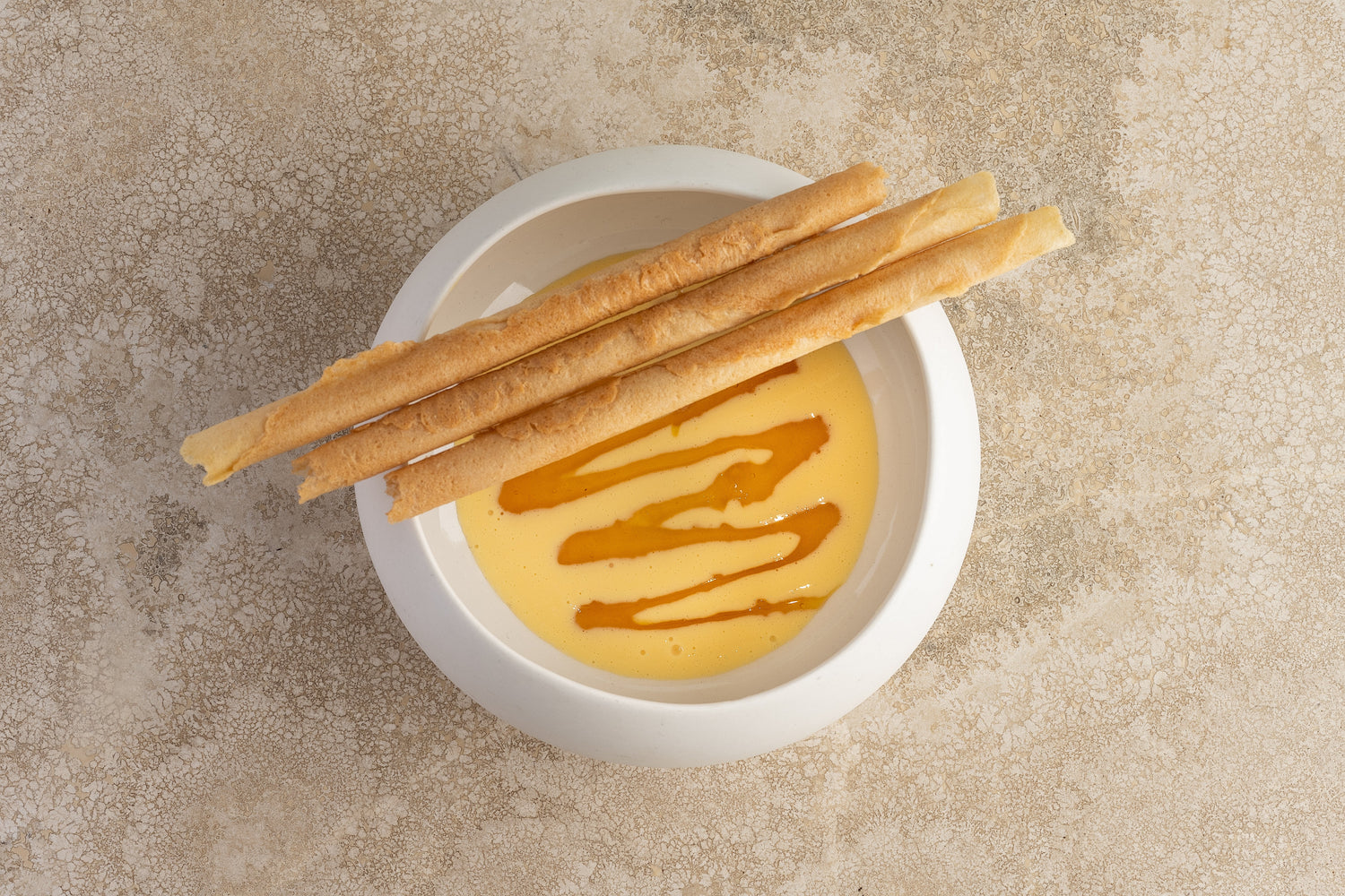 Neulas à la crème de citron et au gel d'orange
