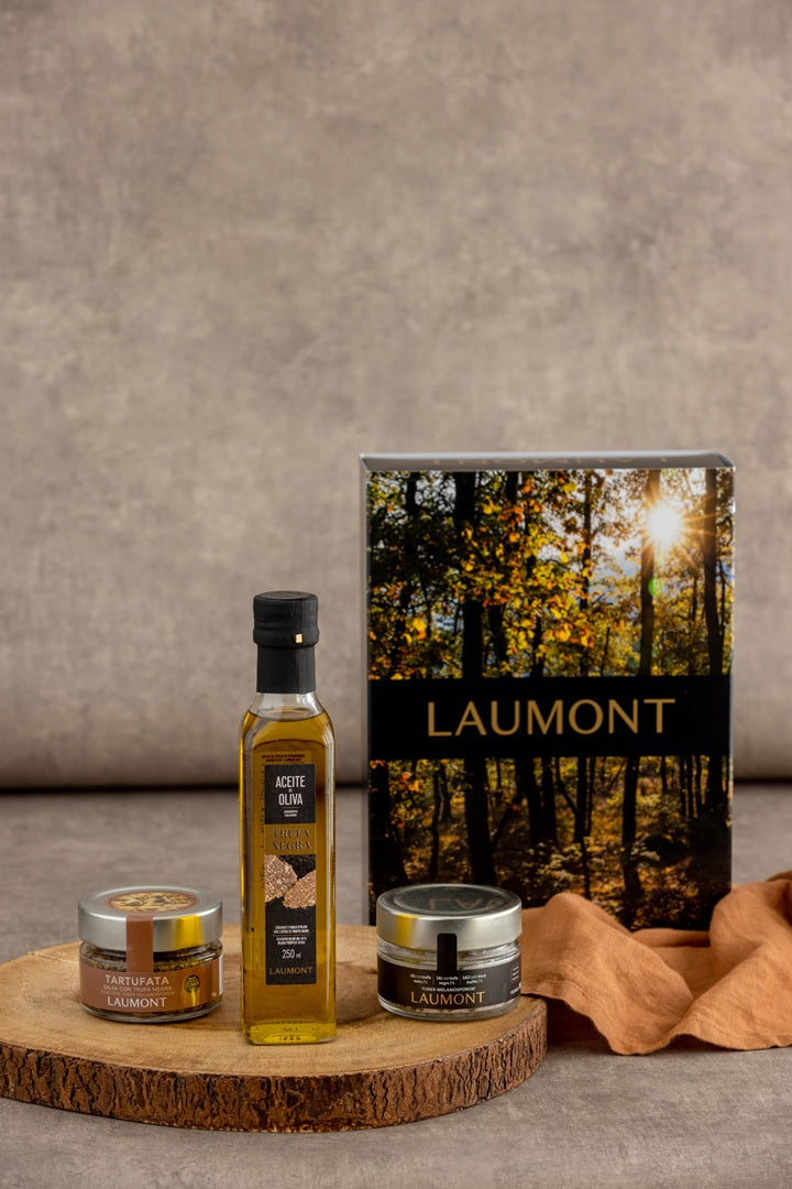 Coffret Gourmand Truffe : Tartufata + Sel Truffe + Huile de Truffe Noire