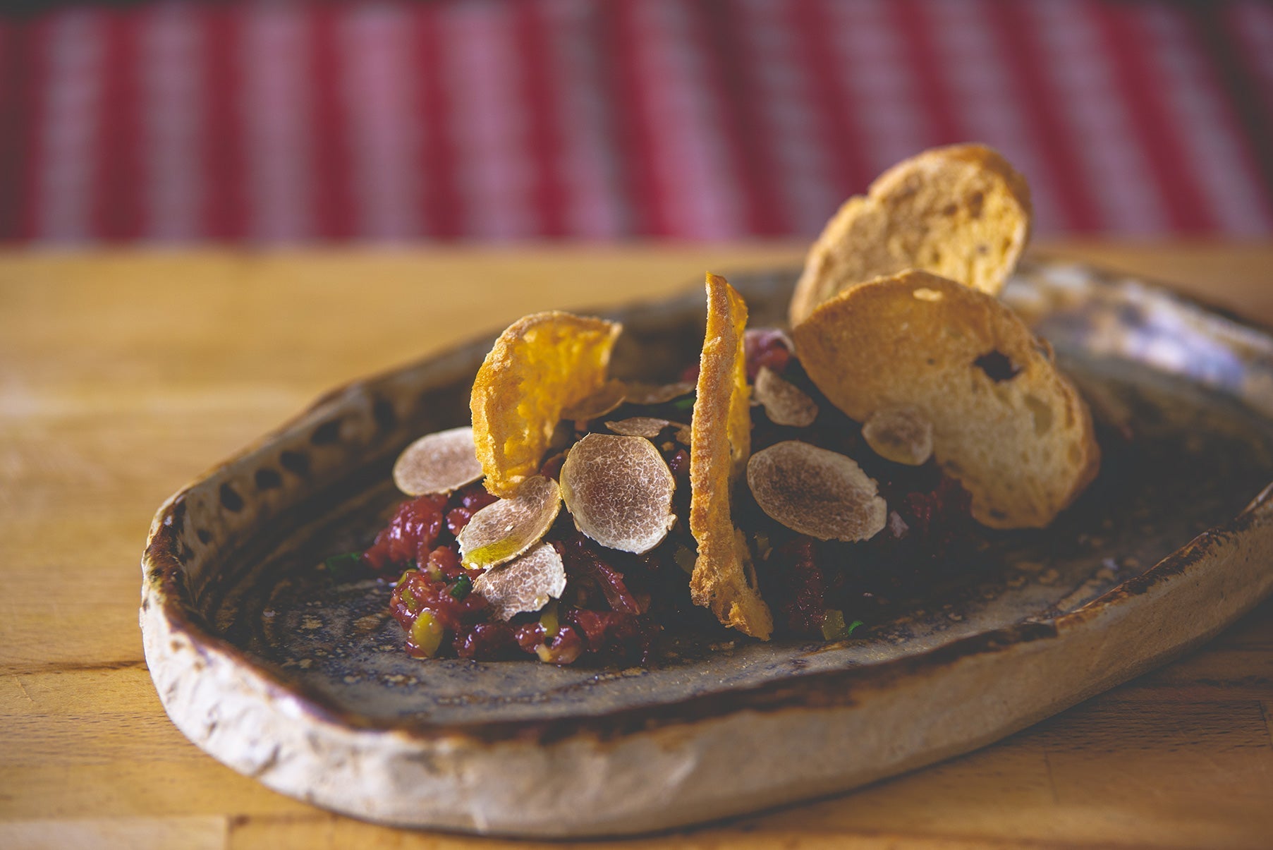 Steak Tartare de Bœuf à la Truffe Blanche