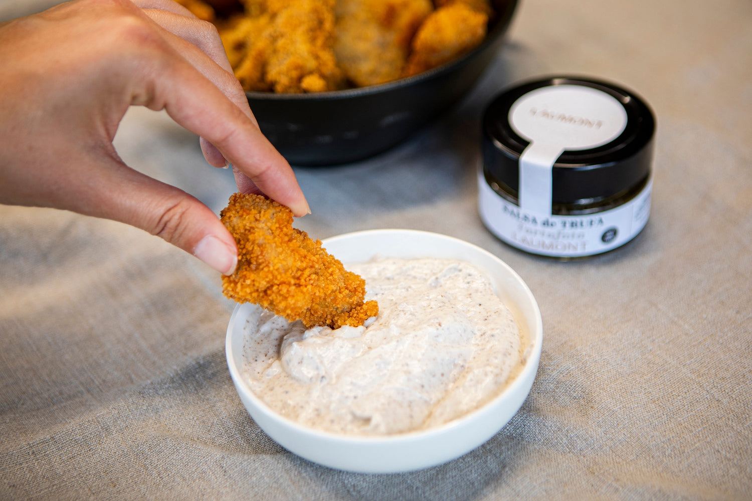 Fingers de poulet à la sauce tartufata